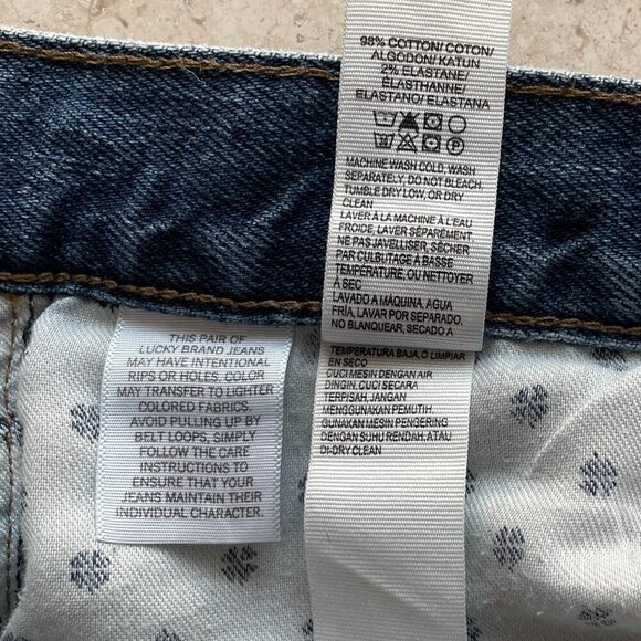 Lucky Brand Jeans Men's 363 Vintage Straight Medium Wash, Size W29 L29 - Picture 8 of 10